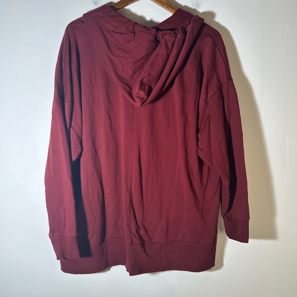 Wonderly Burgundy Hooded Sweatshirt - Picture 3 of 4